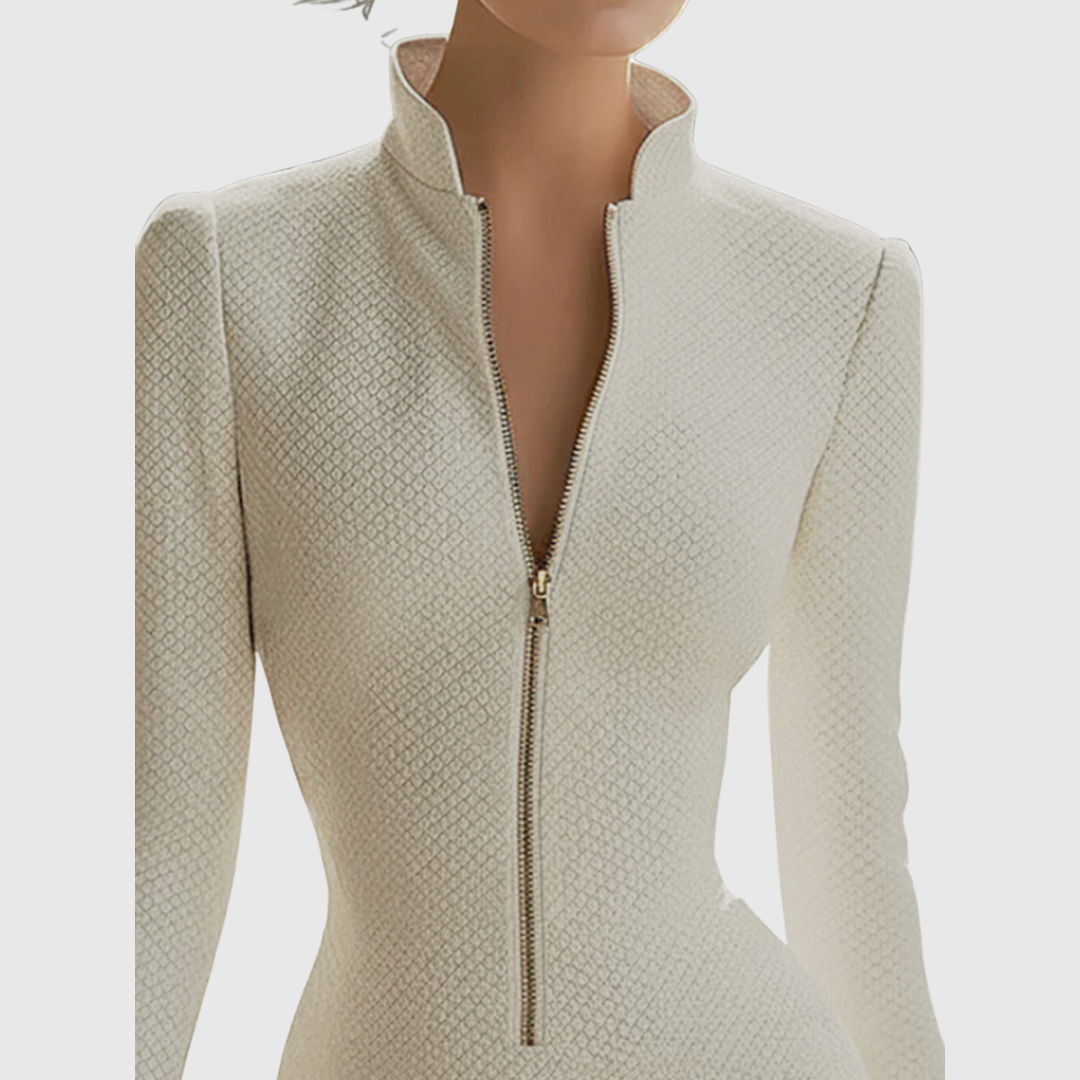 Harriet | Mini Sukienka z Skórki w Kształcie Klepsydry