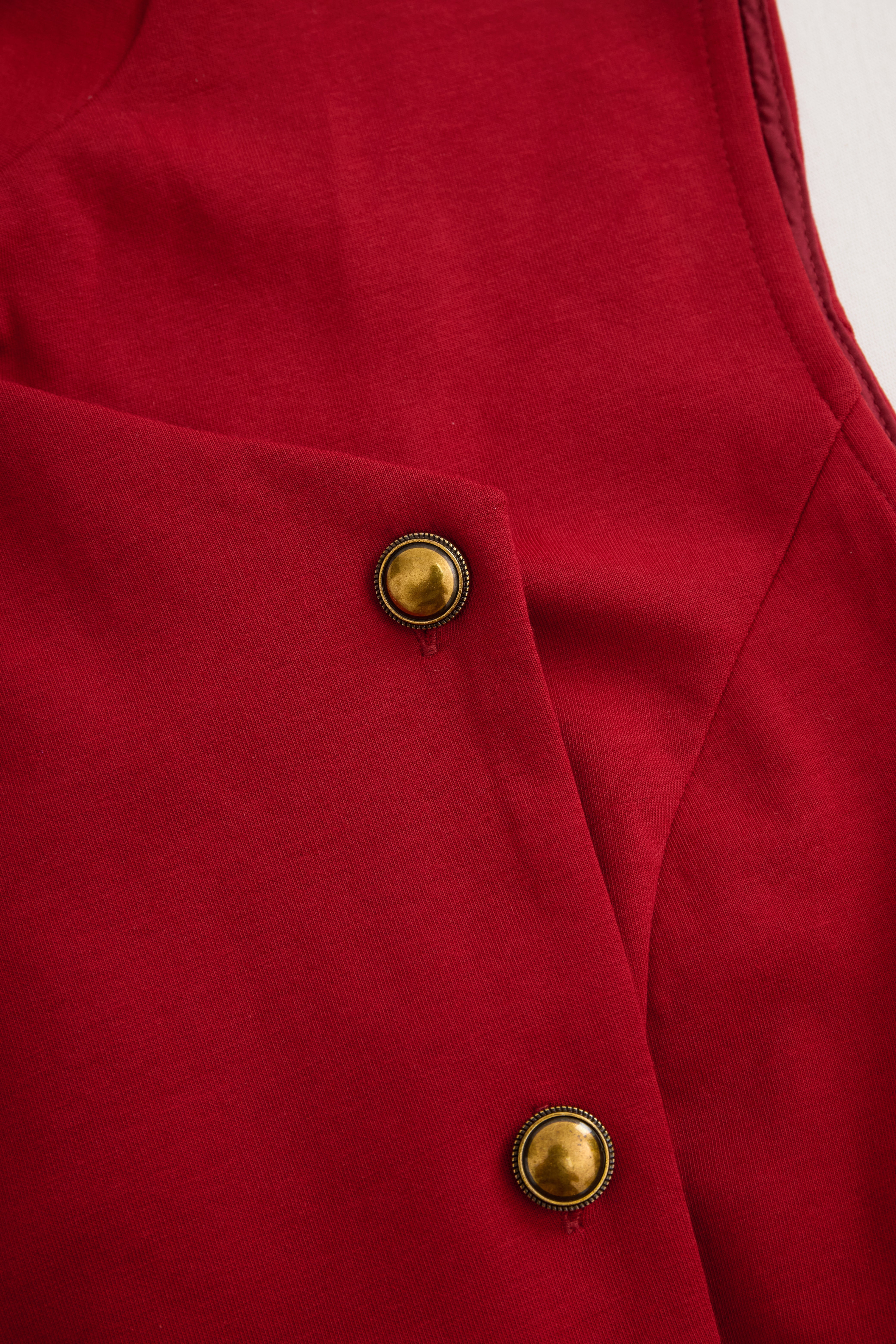 Ruby | Burgundowe bezrękawnik midi