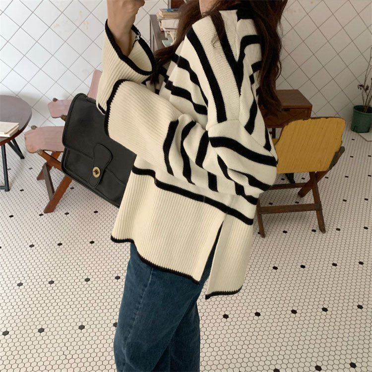 LAURA I Sweter z golfem