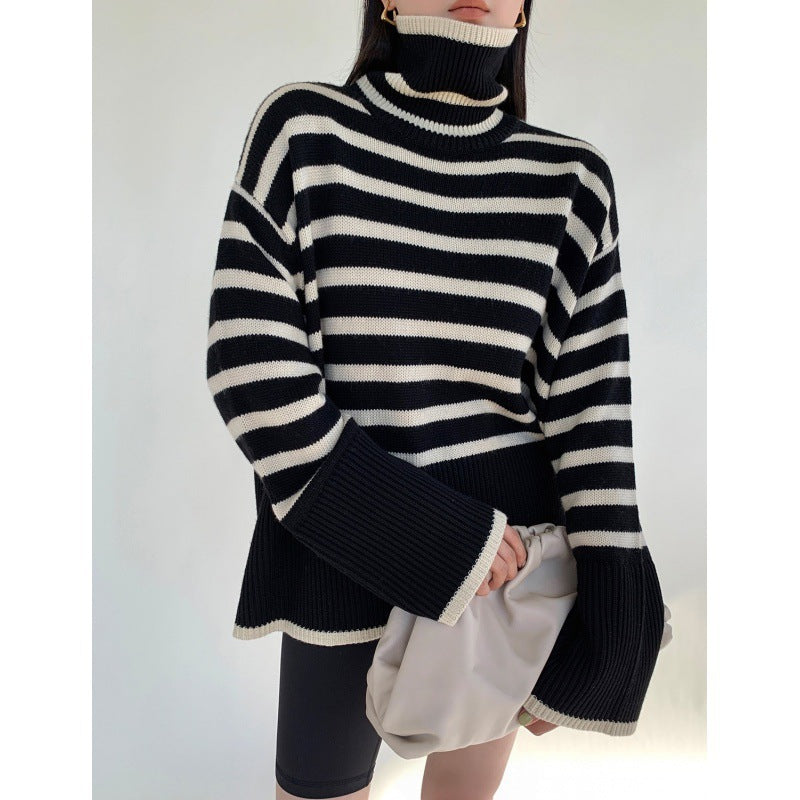 LAURA I Sweter z golfem