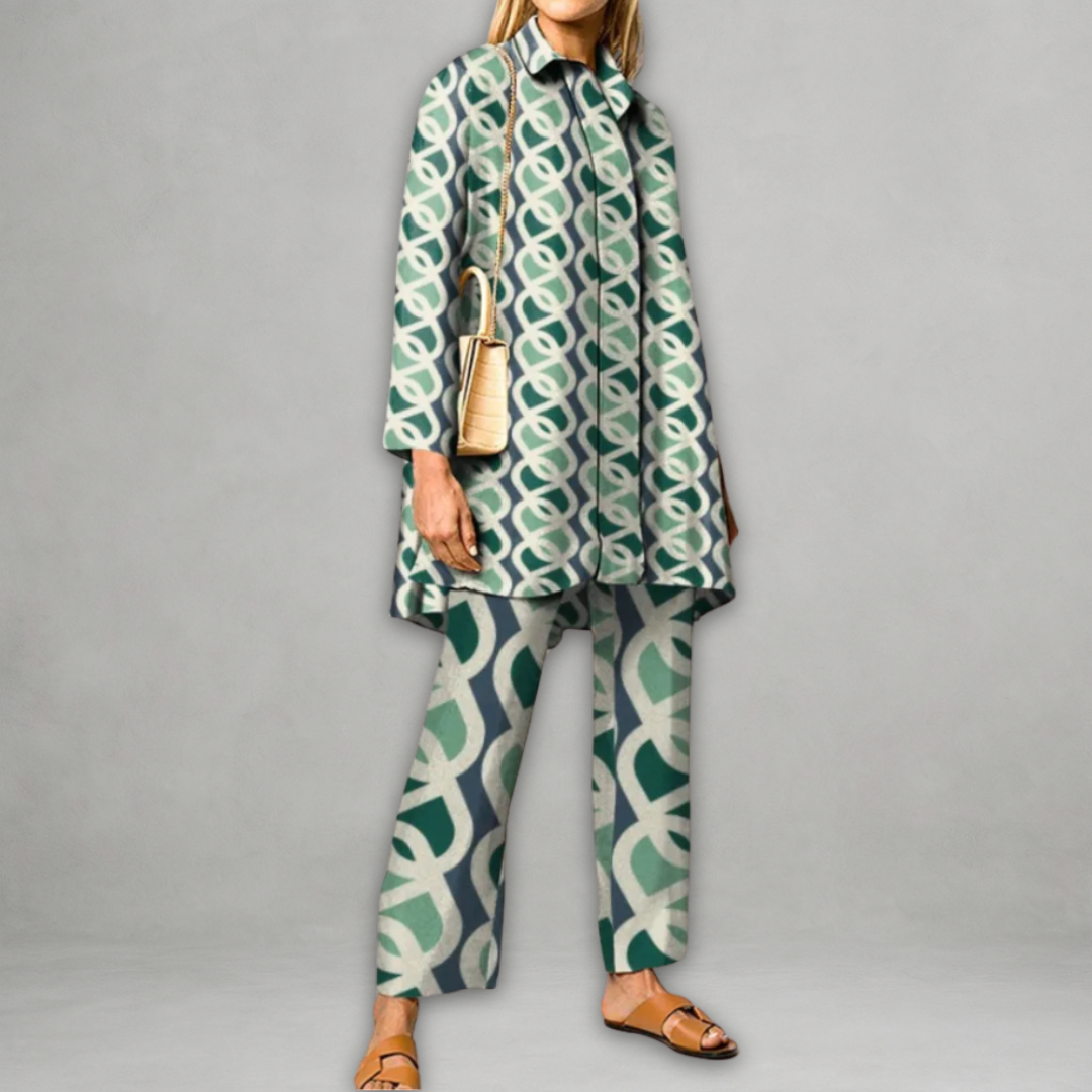 Lilka – Dwuczęściowy komplet w stylu vintage