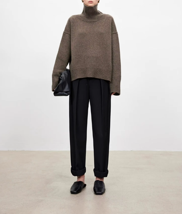 SARAH I Sweter z golfem