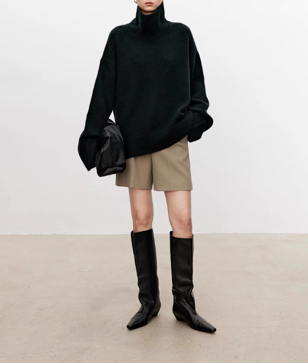 SARAH I Sweter z golfem